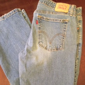 Levi's Super Lowcut Bootcut Size Junior's 15 M